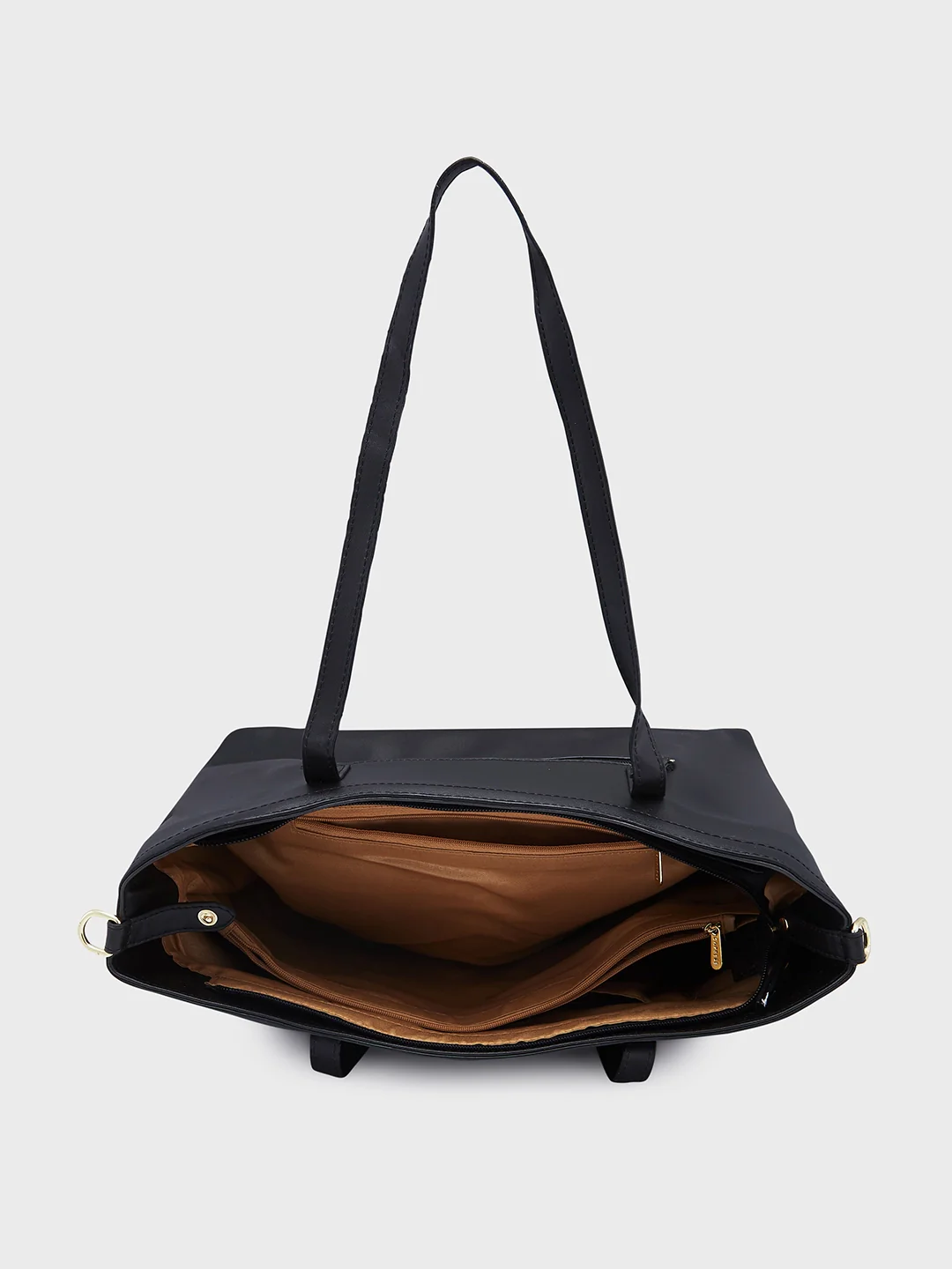 Caprese Shyla Large Black Tote Bag - Image 9