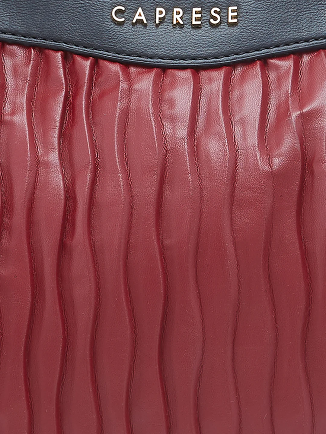 Caprese Shyla Large Burgundy Satchel Bag - Image 12
