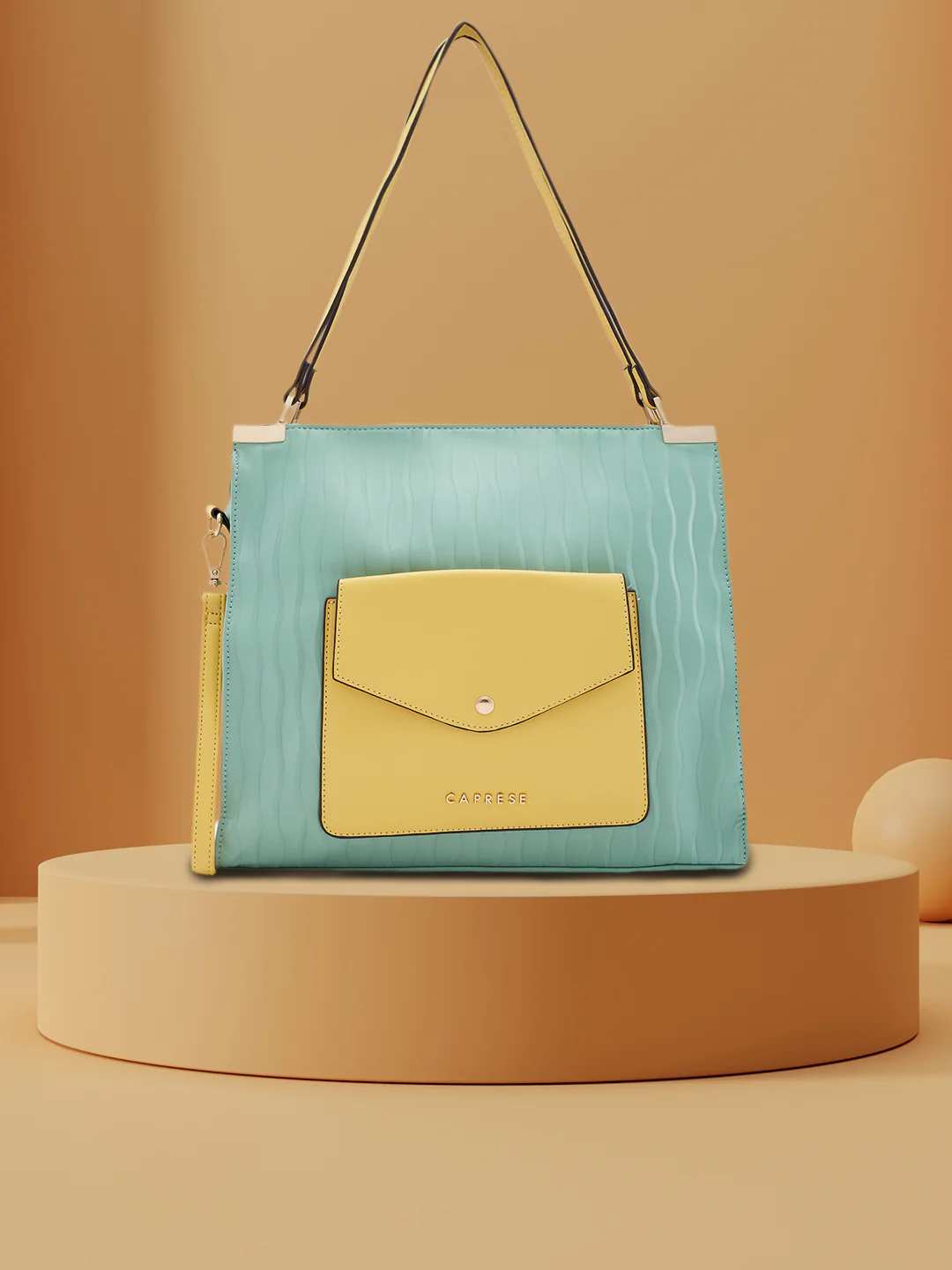 Caprese Shyla Large Mint Hobo Bag