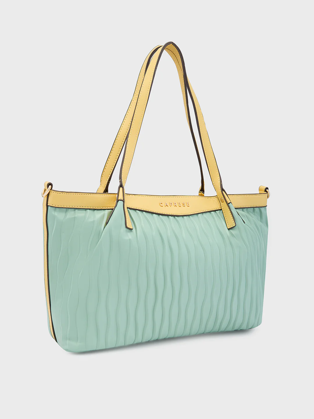 Caprese Shyla Large Mint Satchel Bag - Image 5