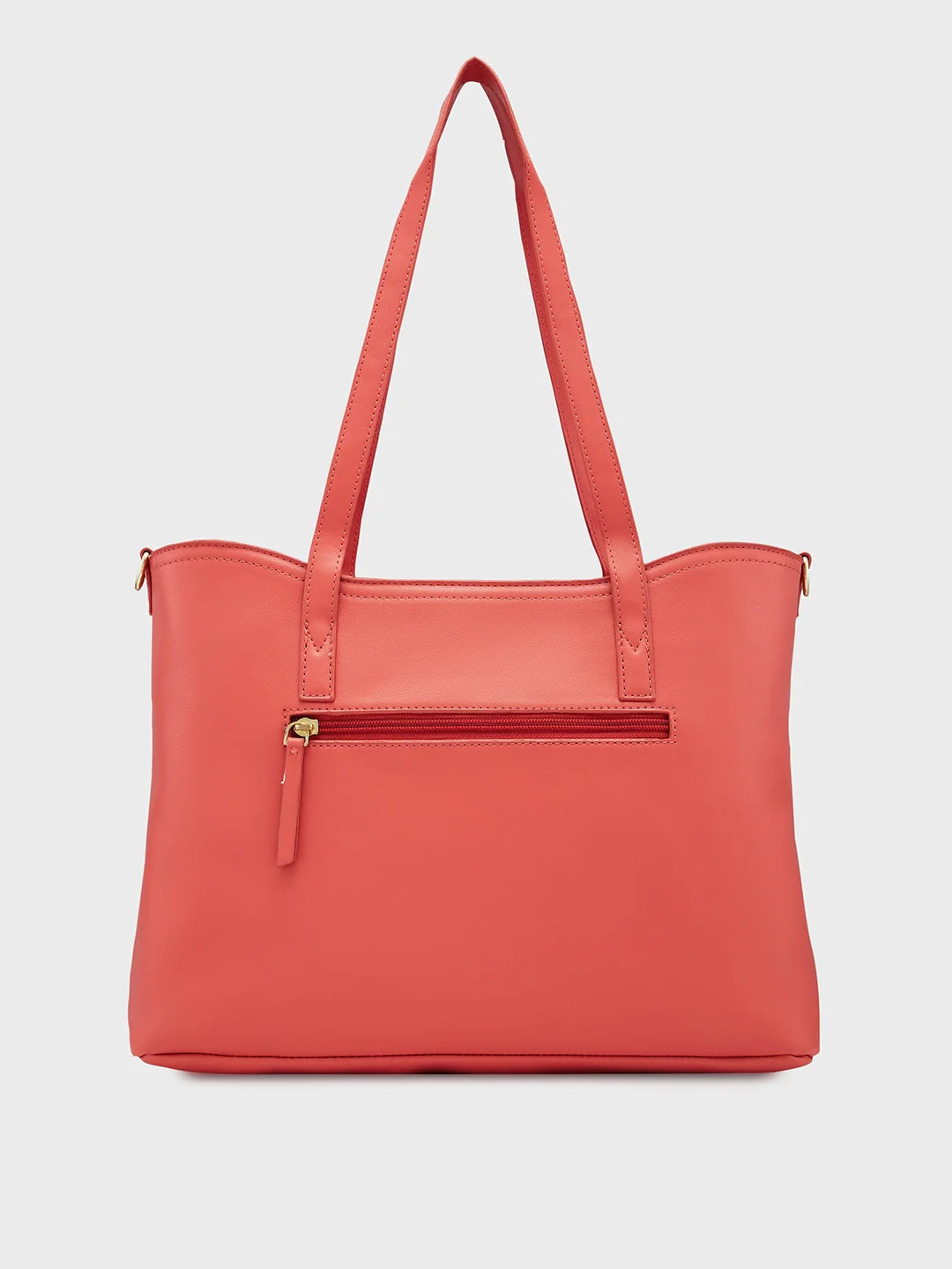 Caprese Shyla Large Peach Tote Bag - Image 3