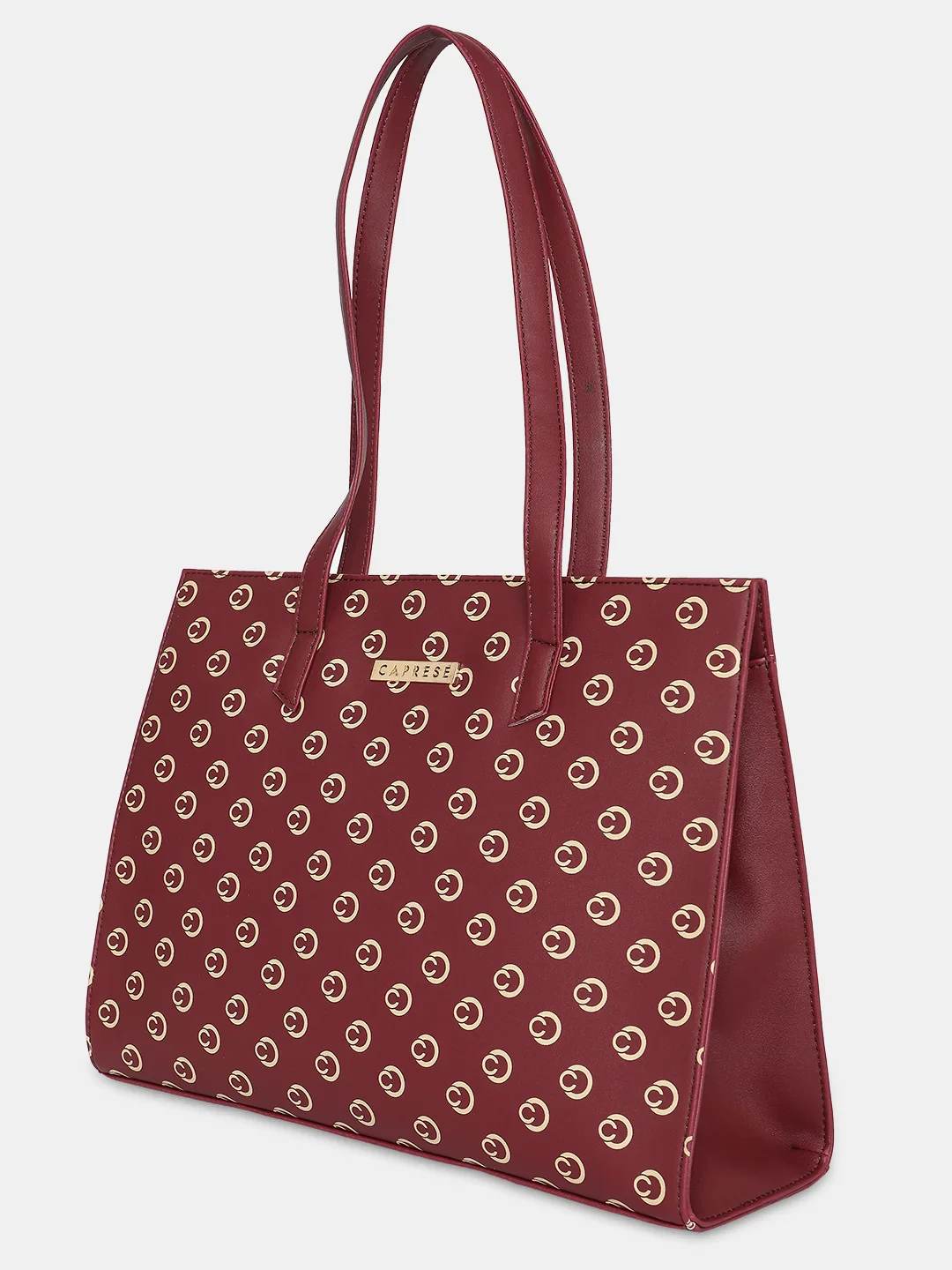 Caprese Siesta Medium Maroon Satchel Bag - Image 6