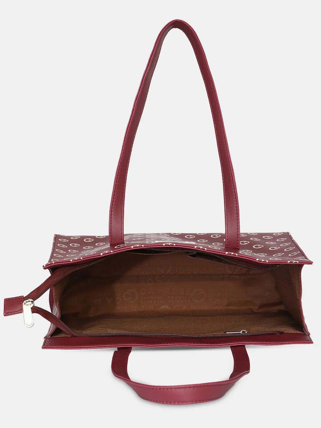 Caprese Siesta Medium Maroon Satchel Bag - Image 9