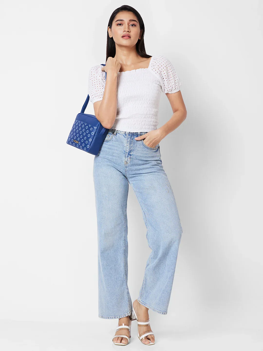 Caprese Siesta Small Navy Sling Bag - Image 13