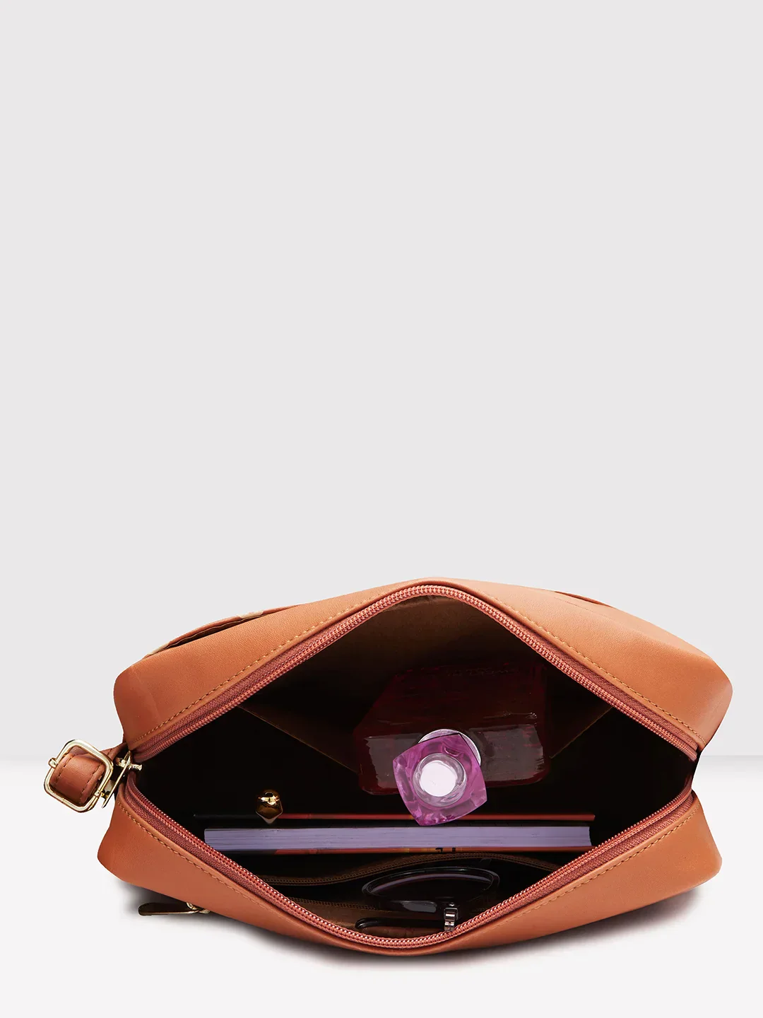 Caprese Siesta Small Tan Sling Bag - Image 12