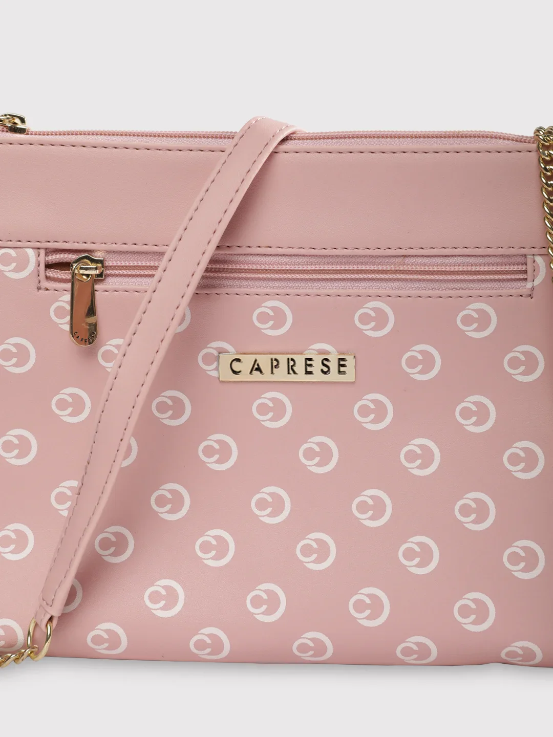 Caprese Siesta Small Powder Pink Sling Bag - Image 5