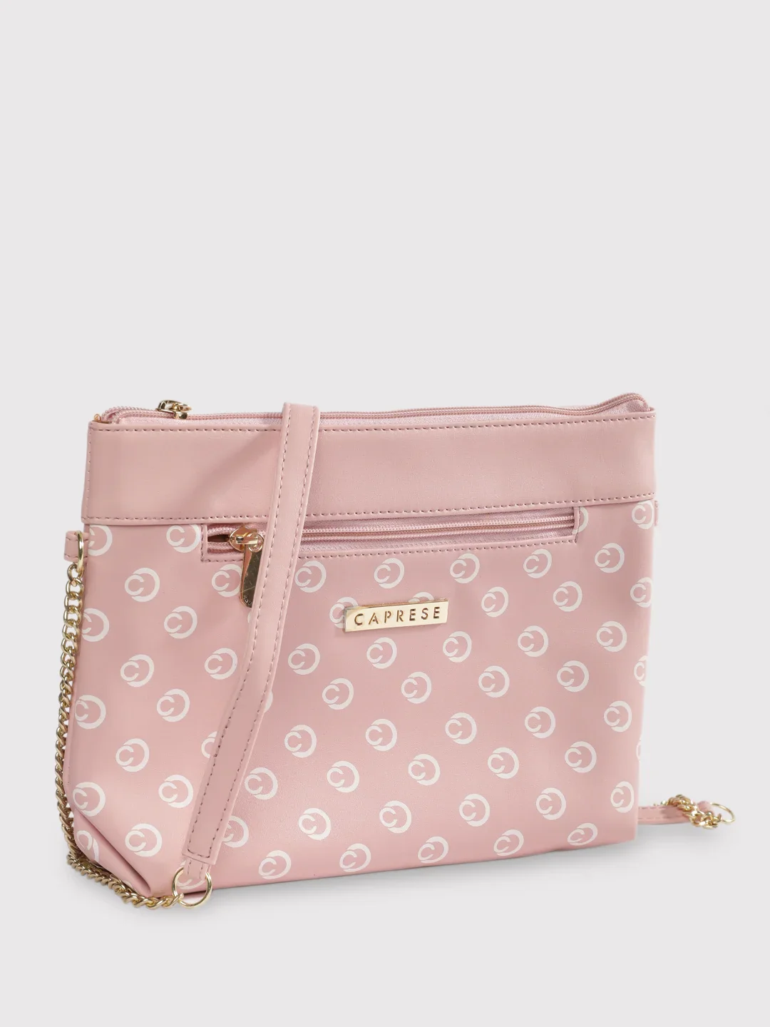 Caprese Siesta Small Powder Pink Sling Bag - Image 6