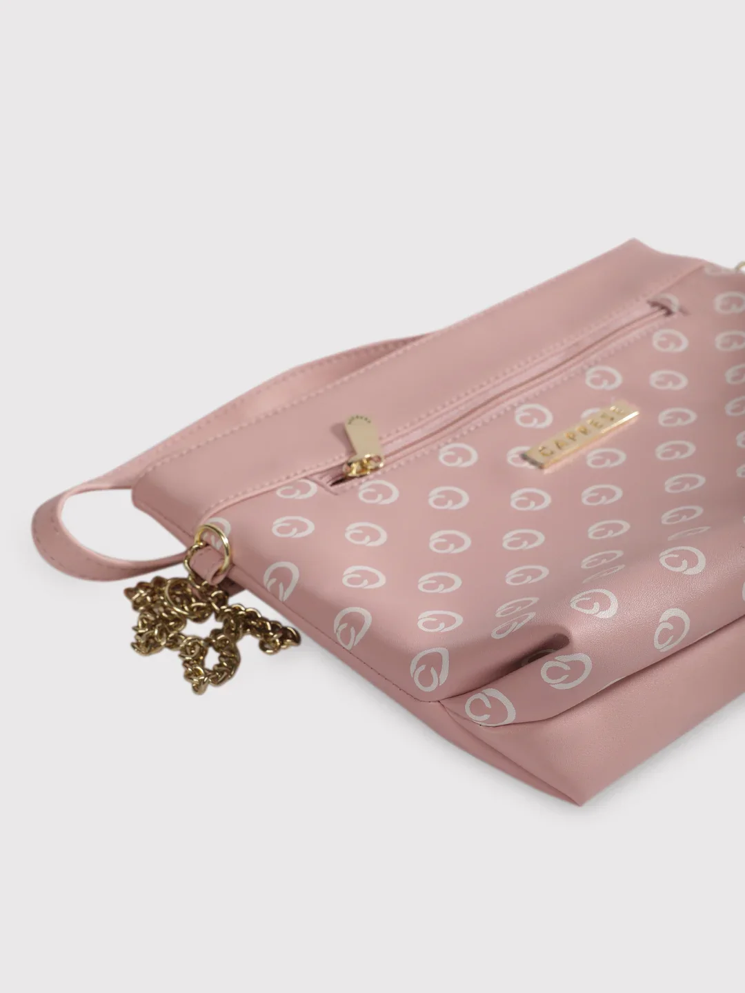 Caprese Siesta Small Powder Pink Sling Bag - Image 9