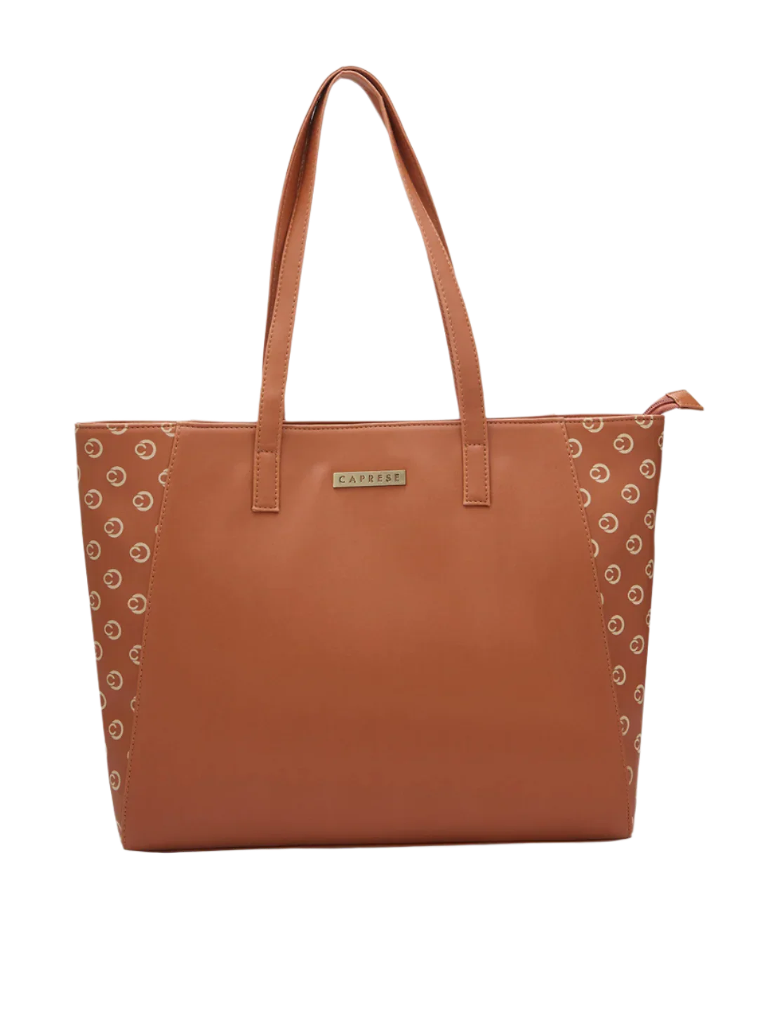 Caprese Siesta Medium Tan Tote Bag