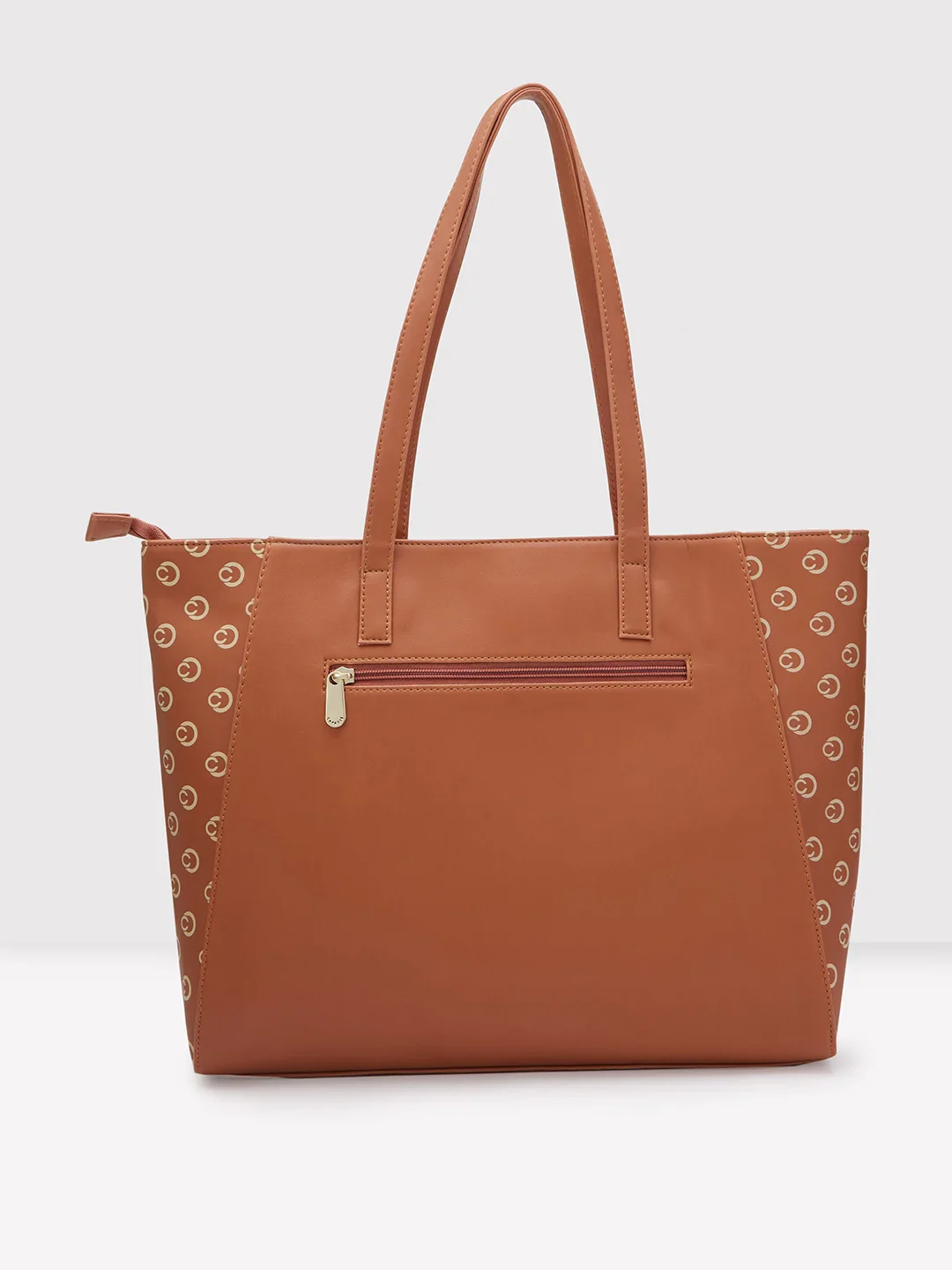 Caprese Siesta Medium Tan Tote Bag - Image 4
