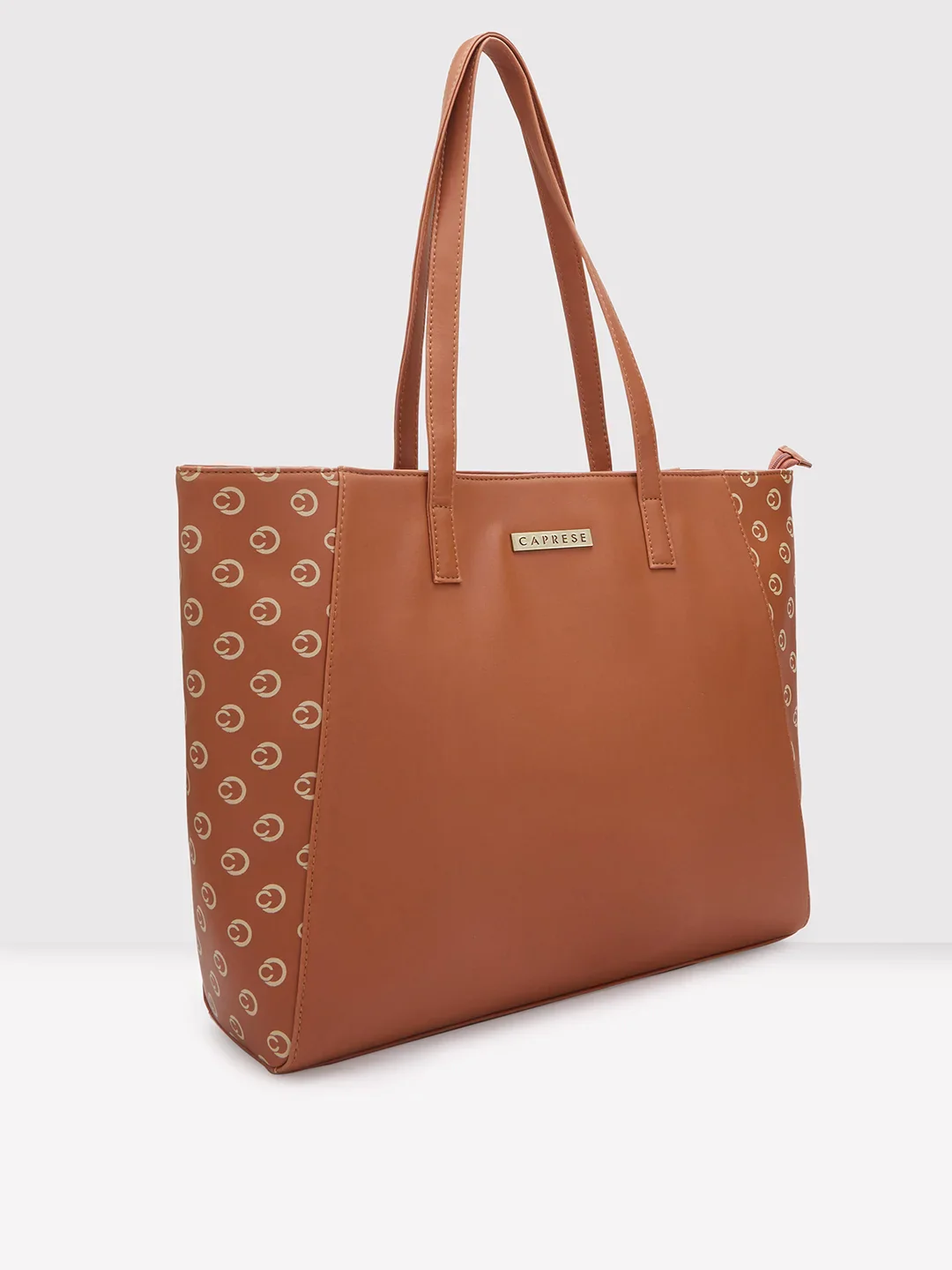 Caprese Siesta Medium Tan Tote Bag - Image 5
