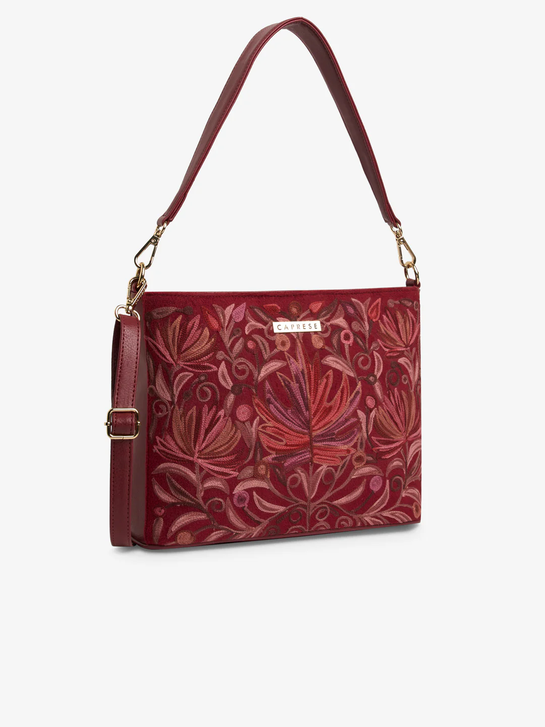 Caprese Siji Tresna Large Red Crossbody Bag - Image 3