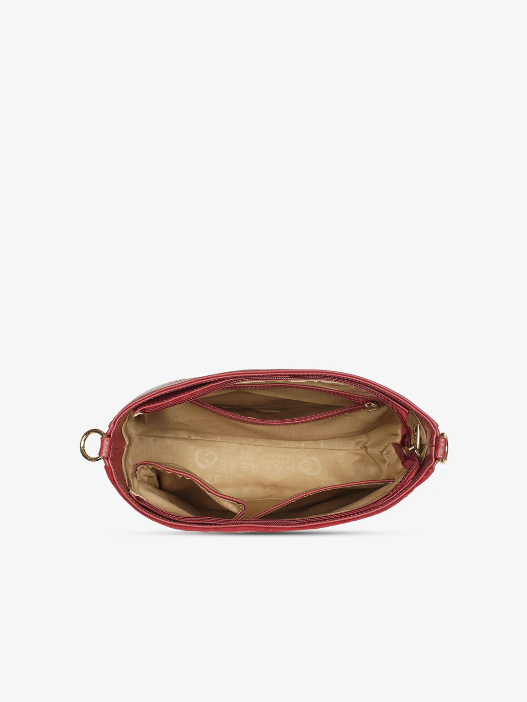 Caprese Siji Tresna Large Red Crossbody Bag - Image 6