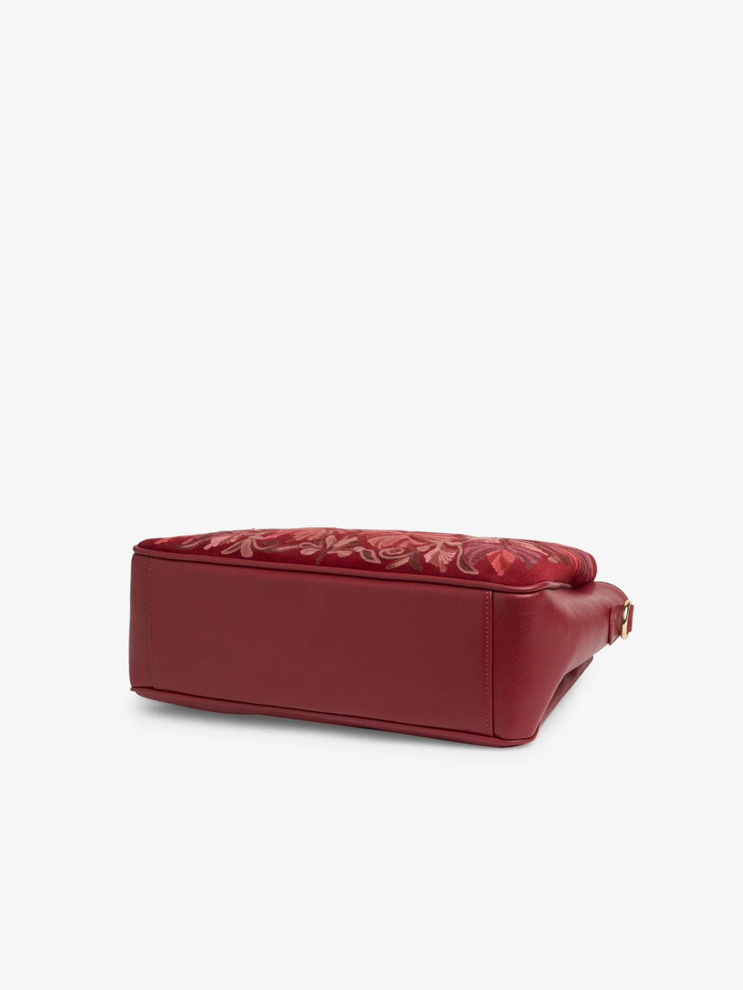 Caprese Siji Tresna Large Red Satchel Bag - Image 5