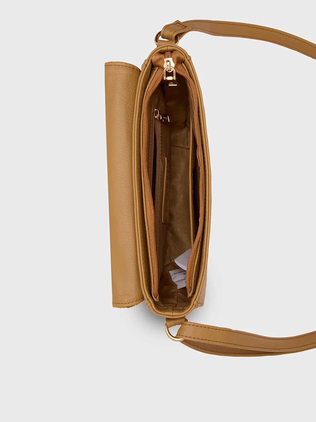 Caprese Siji Tresna Medium Brown Crossbody Bag - Image 7