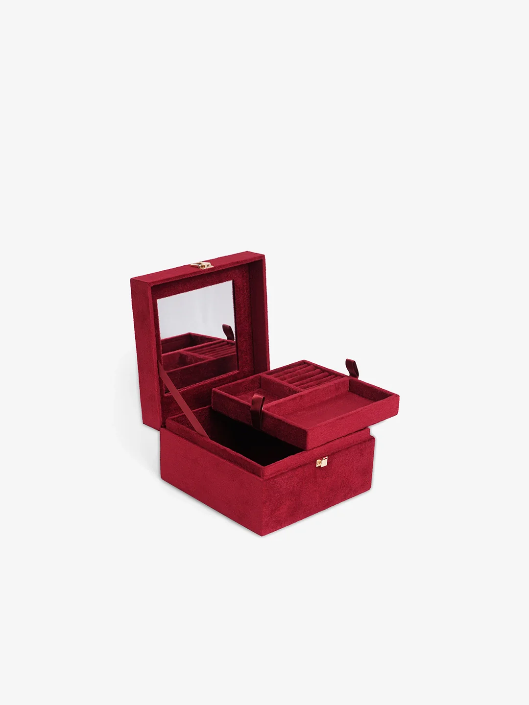 Caprese Siji Tresna Medium Red Vanity Box - Image 3