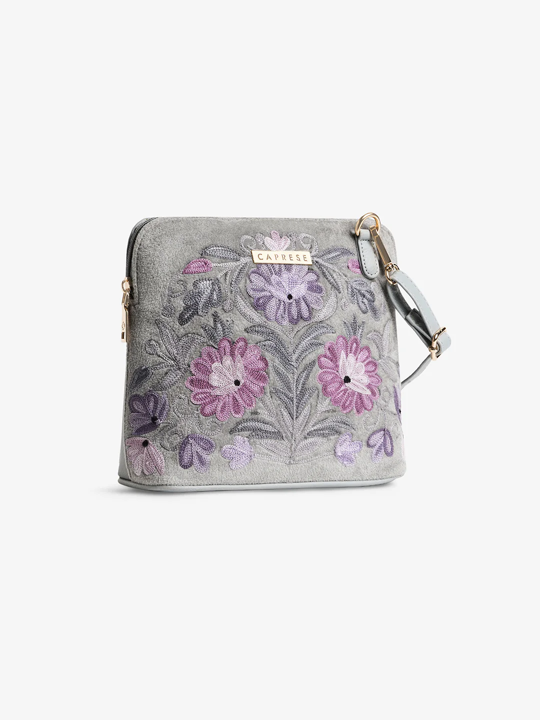 Caprese Siji Tresna Small Grey Crossbody Bag - Image 2