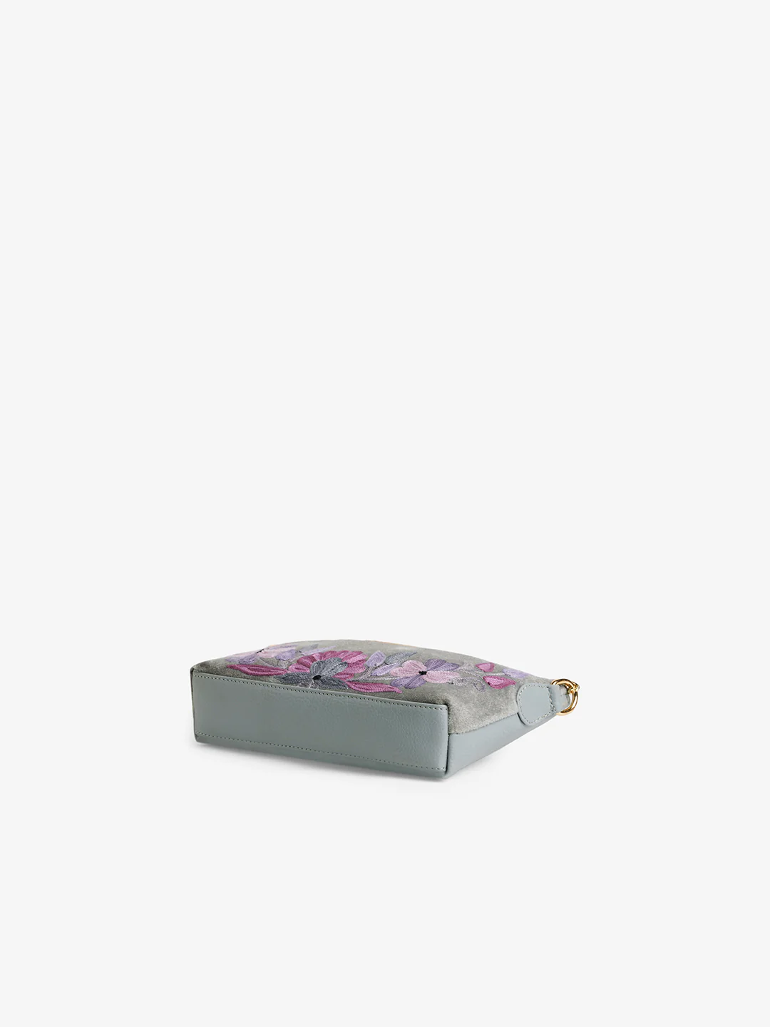 Caprese Siji Tresna Small Grey Sling Bag - Image 4