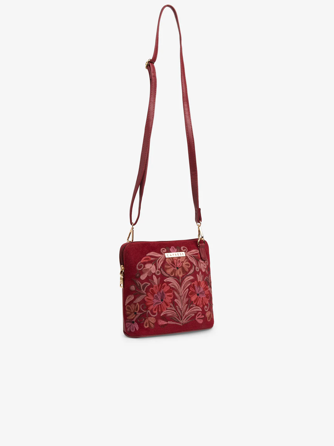 Caprese Siji Tresna Small Red Crossbody Bag - Image 3