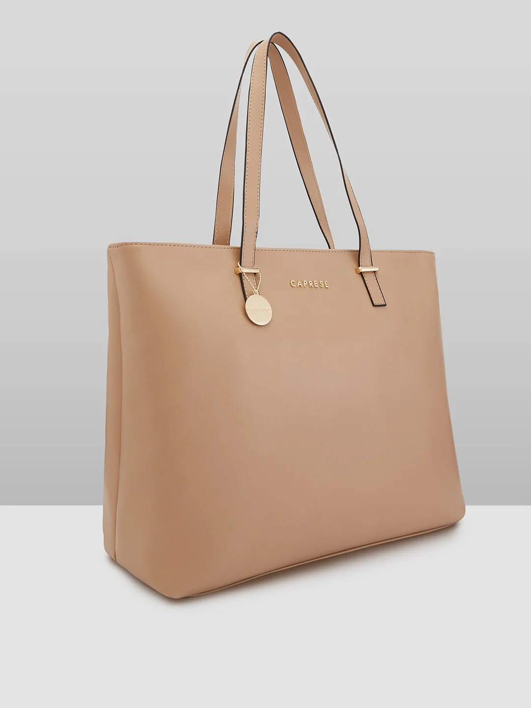 Caprese Simi Large Beige Tote Bag - Image 3