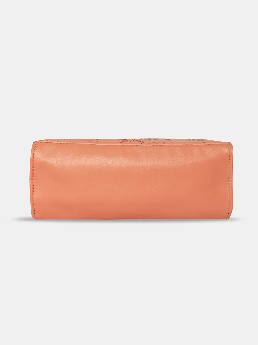 Caprese Snow Printed Medium Coral Backpack - Image 9