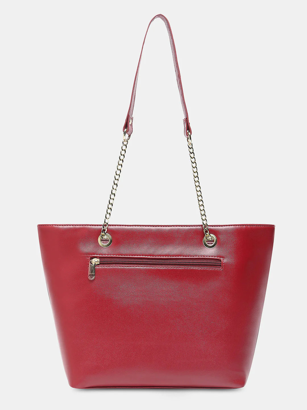 Caprese Snow Printed Large Maroon Satchel Bag - Image 7