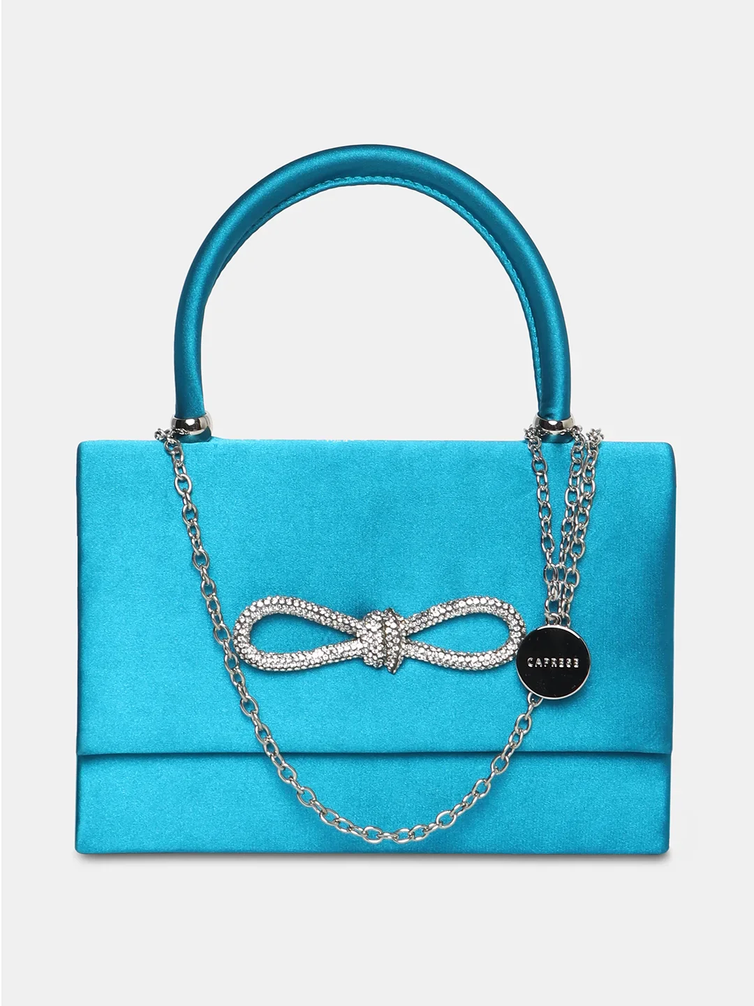 Caprese Sofia Small Blue Clutch