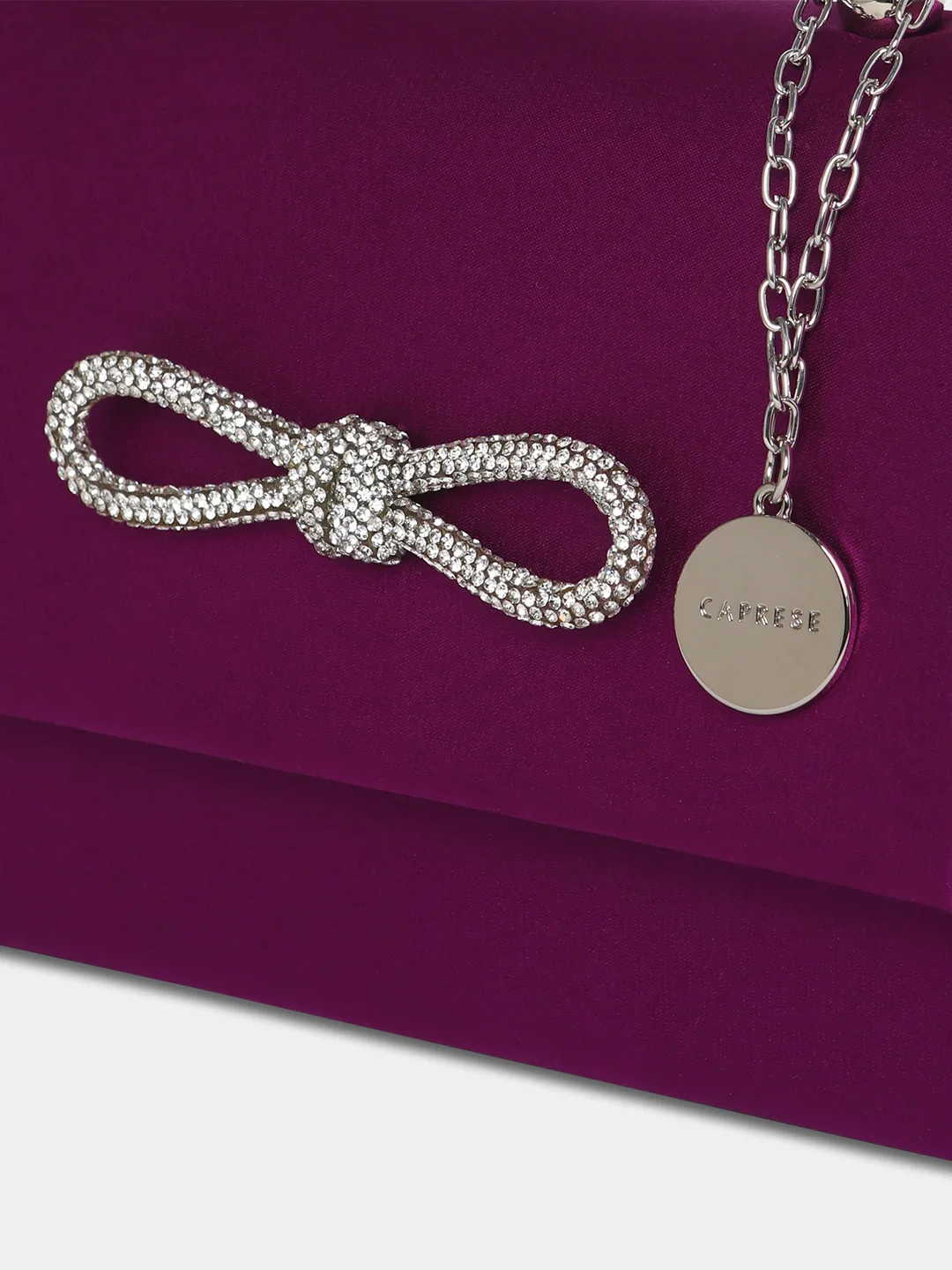 Caprese Sofia Small Purple Clutch - Image 7