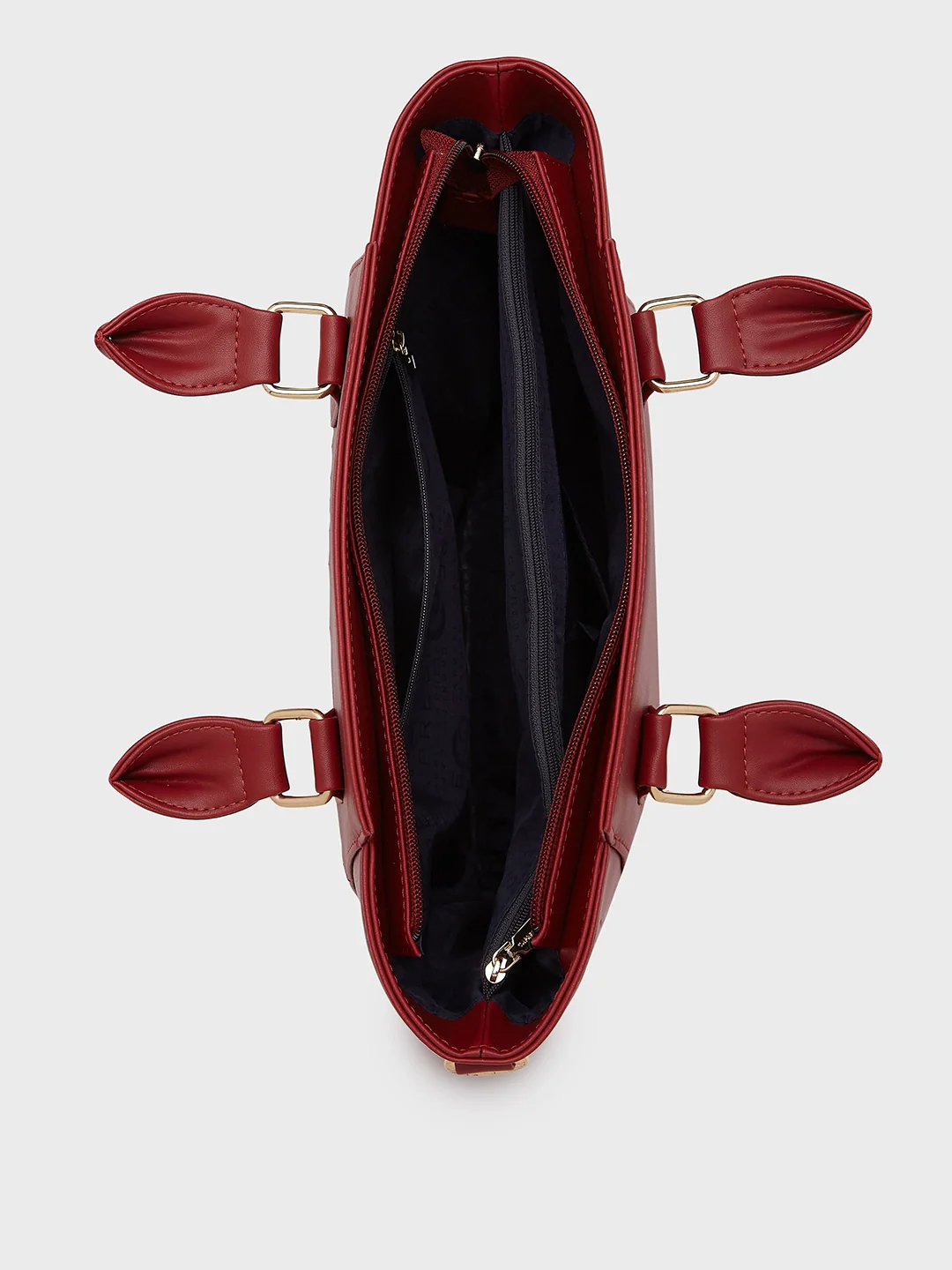 Caprese Solena Medium Red Satchel Bag - Image 7