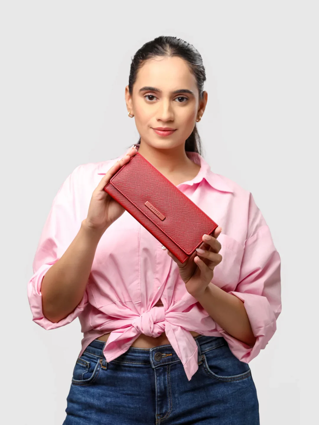Caprese Sophia Medium Red Wallet - Image 2