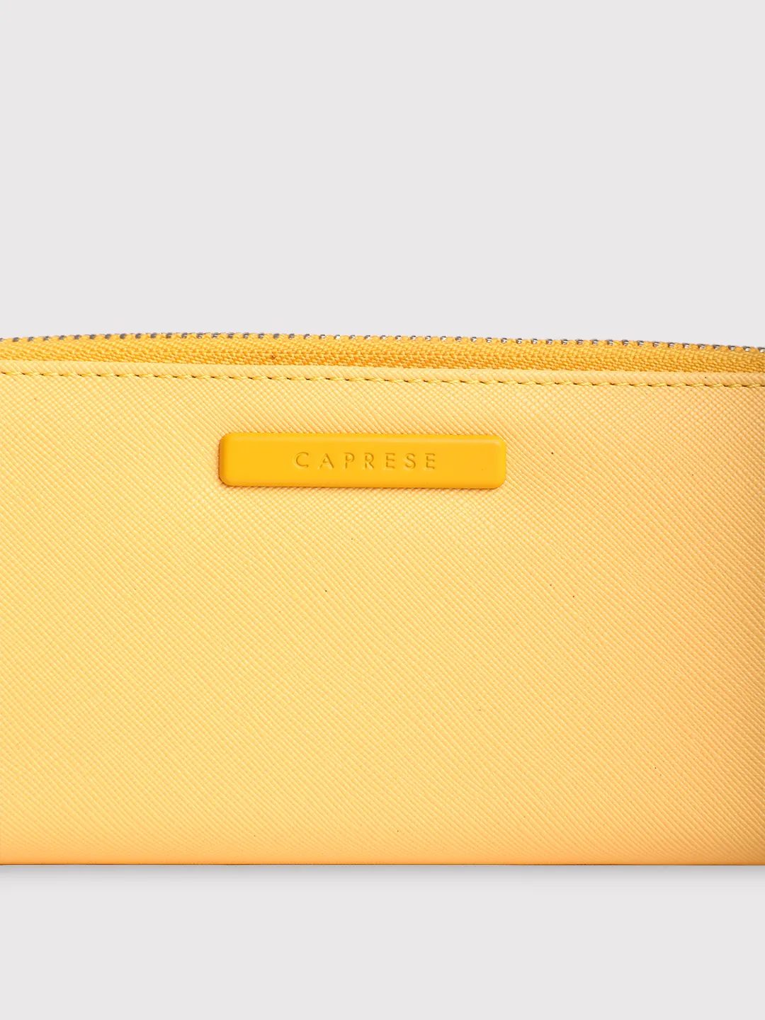 Caprese Sophia Large Yellow Zip Around Wallet - Image 13