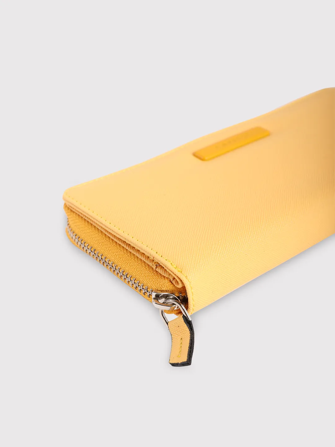Caprese Sophia Large Yellow Zip Around Wallet - Image 4