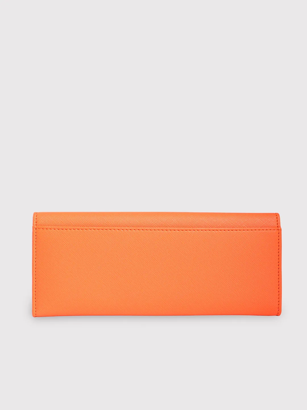Caprese Sophia Medium Orange Flap Wallet - Image 4