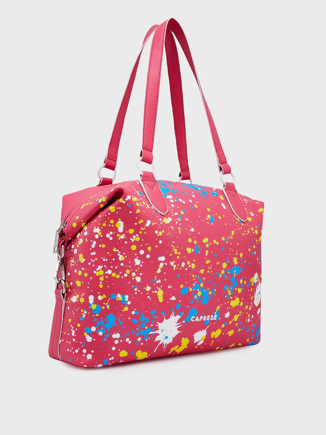 Caprese Splash Large Fuchsia Tote - Image 6