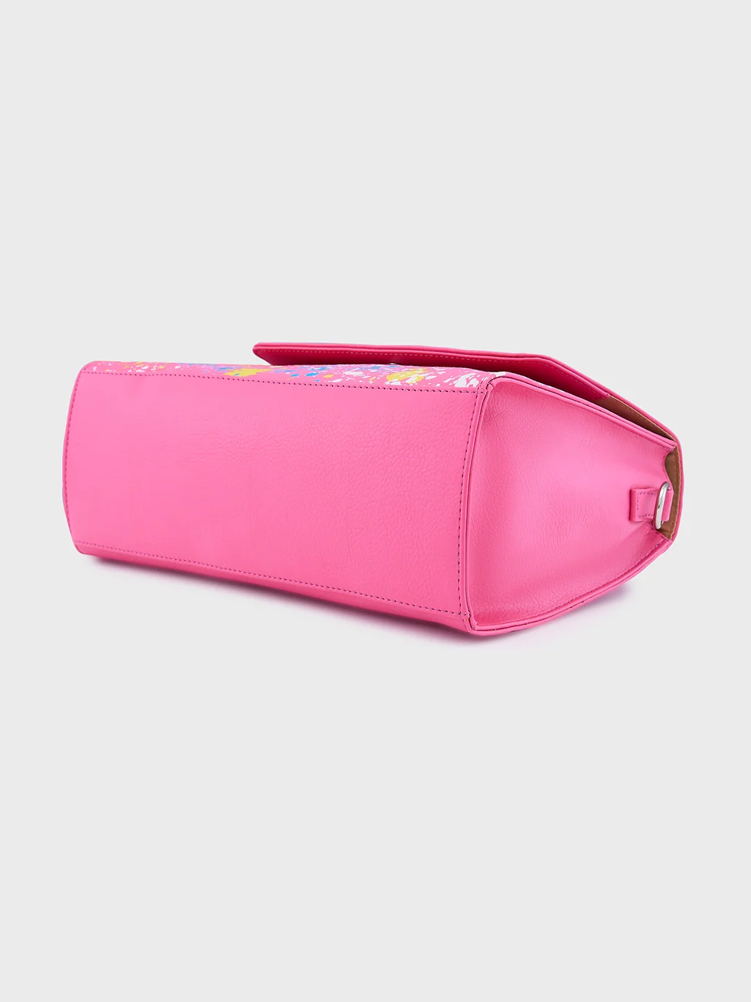 Caprese Splash Medium Fuchsia Satchel - Image 5