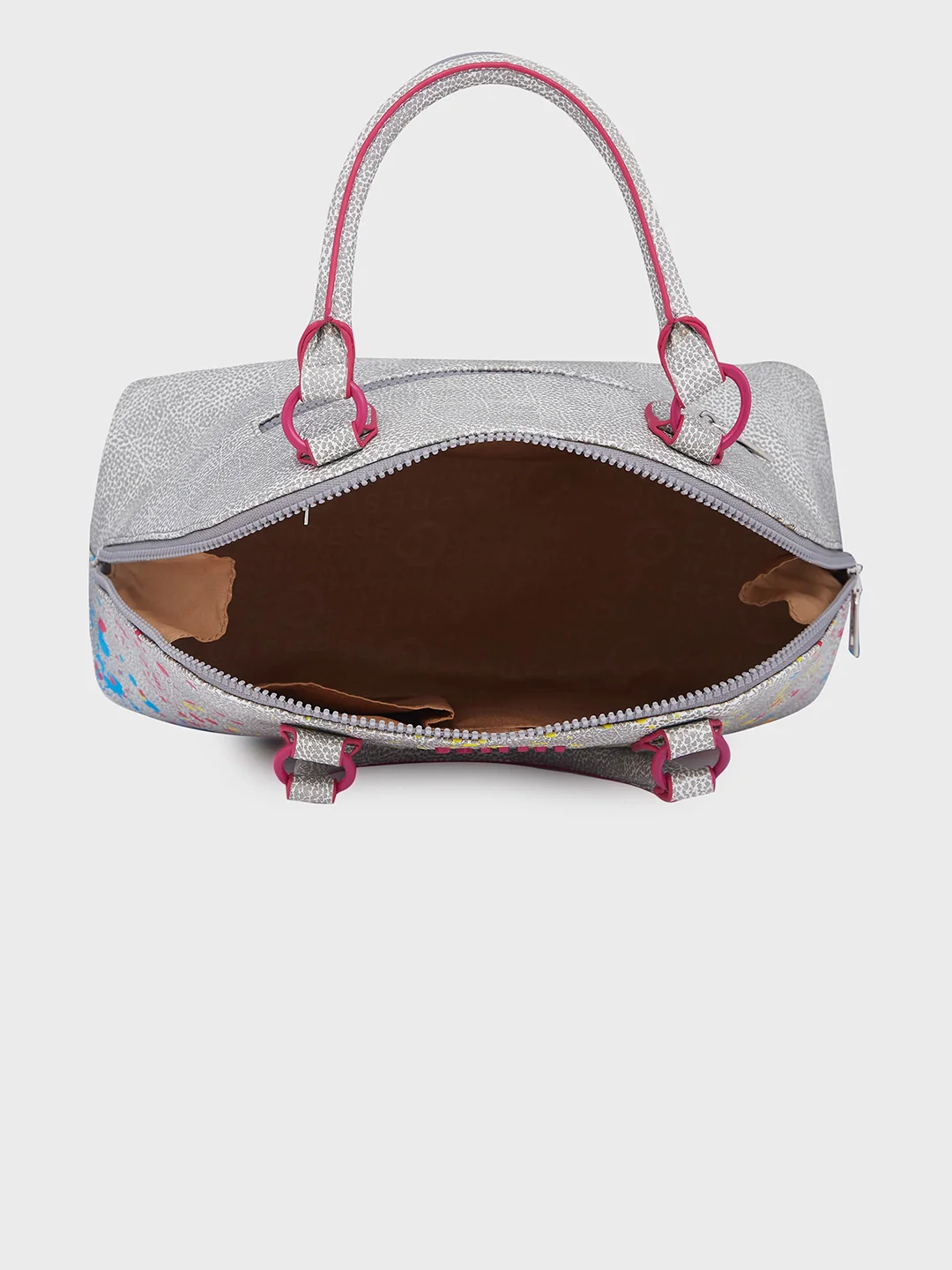 Caprese Splash Small Beige Satchel - Image 8