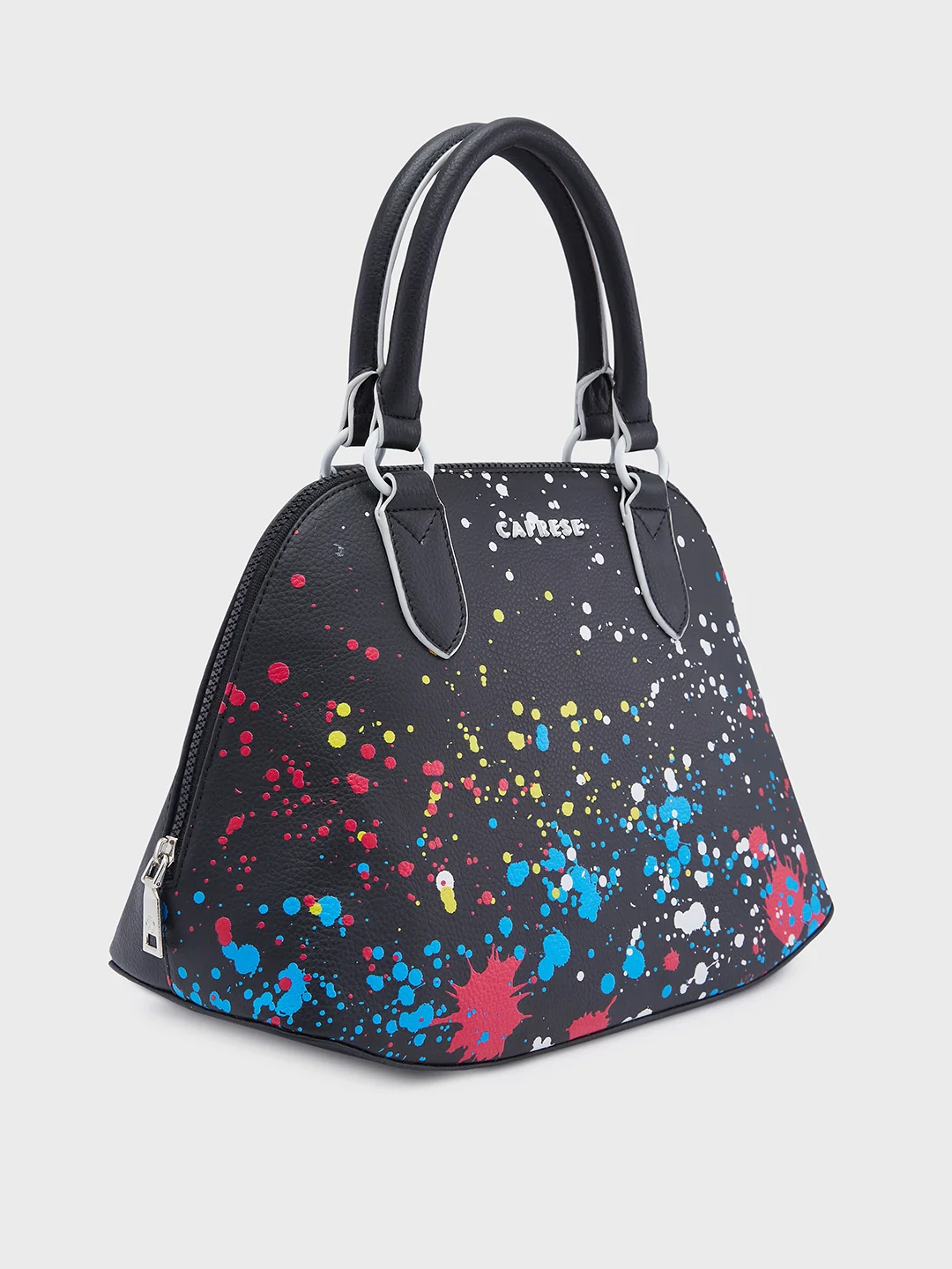 Caprese Splash Small Black Satchel - Image 4