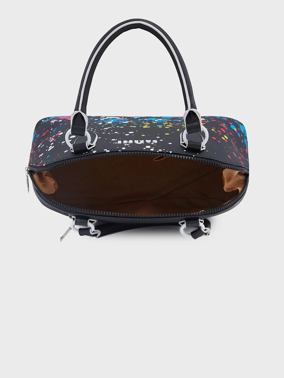 Caprese Splash Small Black Satchel - Image 9