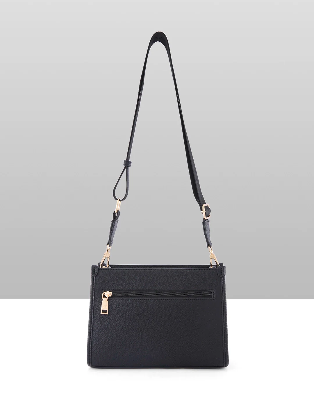 Caprese Suite Medium Black Sling Bag - Image 6