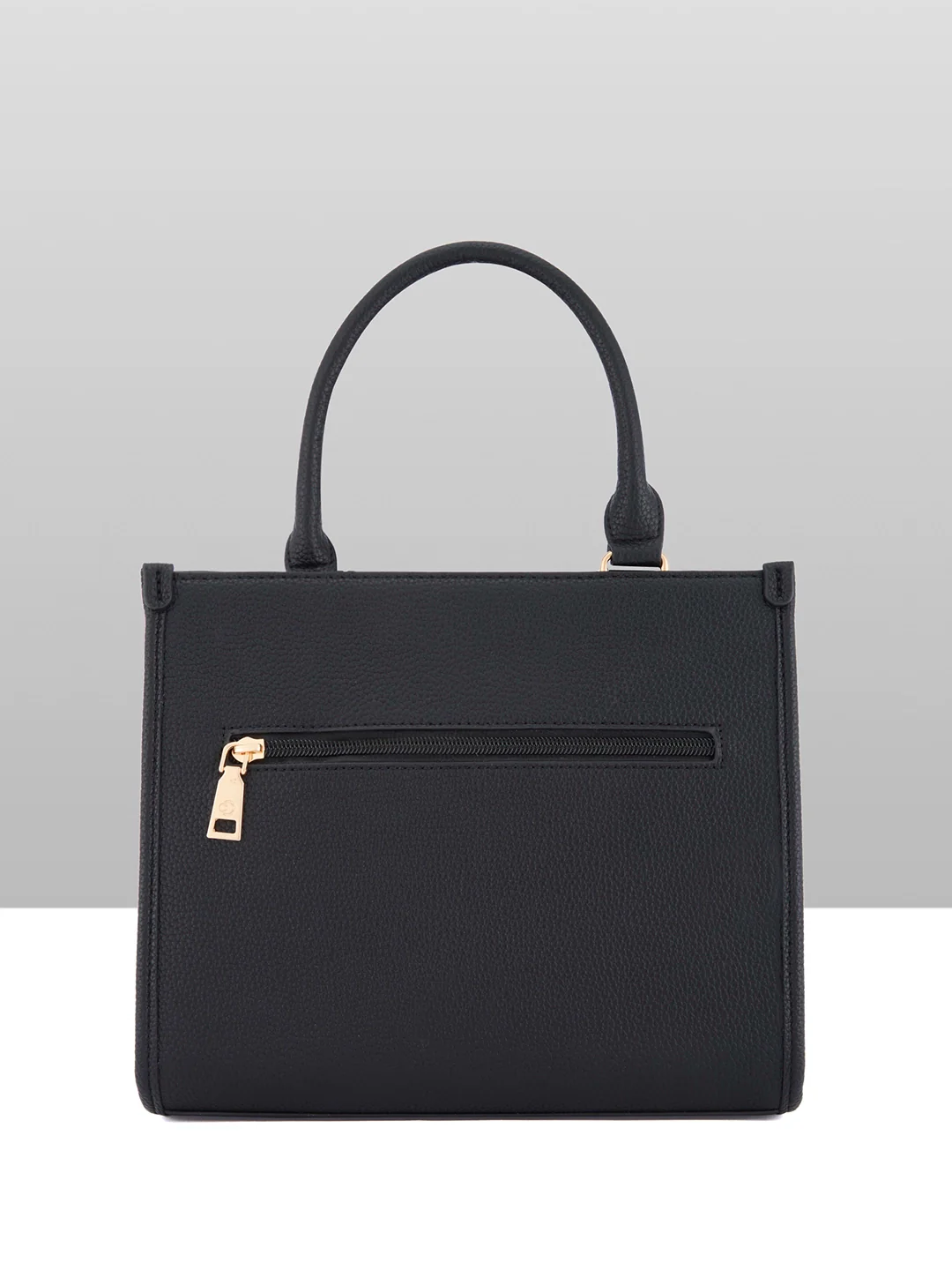 Caprese Suite Medium Black Tote Bag - Image 6