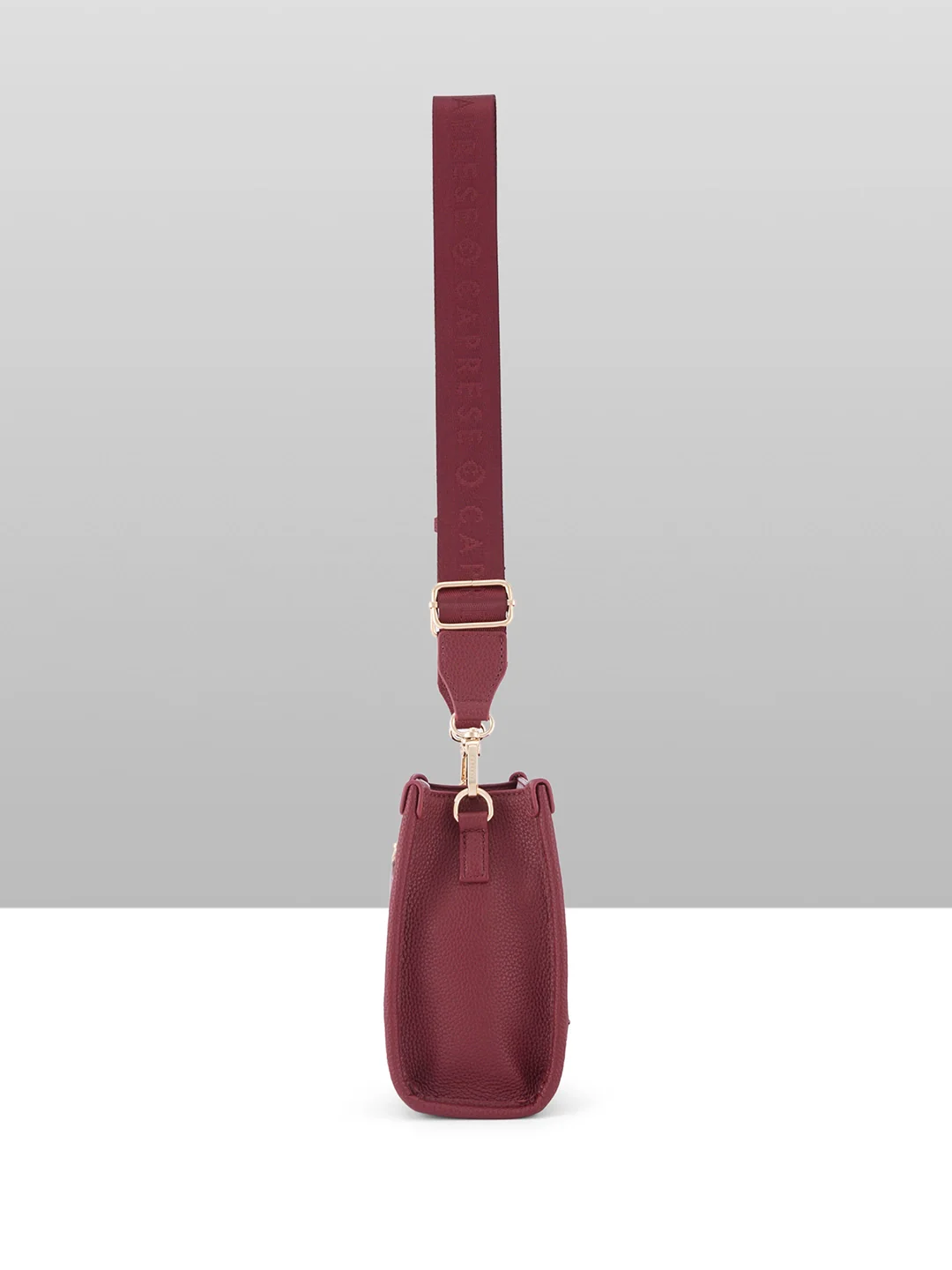Caprese Suite Medium Bordeaux Sling Bag - Image 8