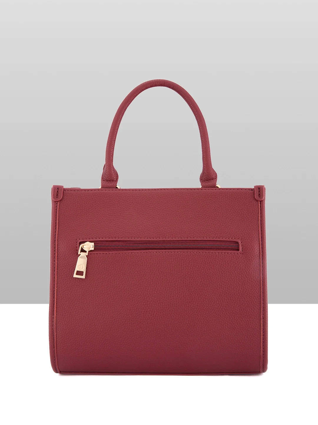 Caprese Suite Medium Bordeaux Tote Bag - Image 6