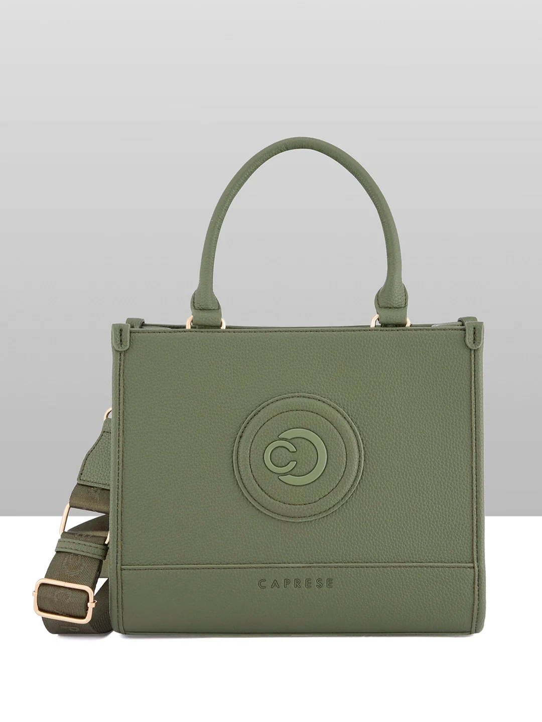Caprese Suite Medium Olive Tote Bag