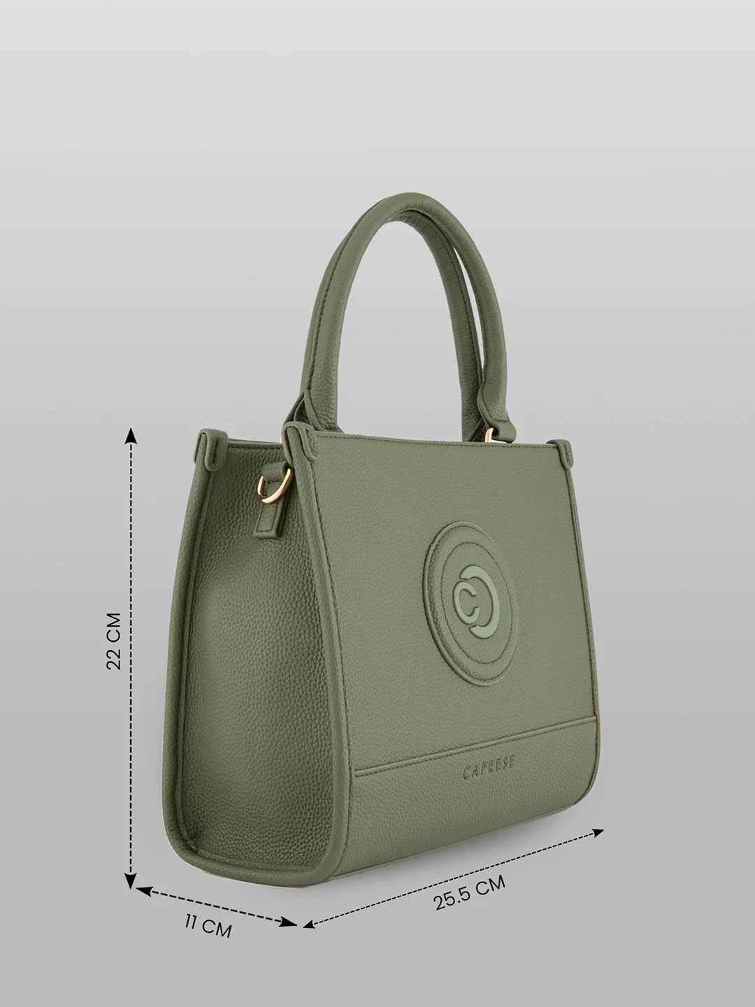 Caprese Suite Medium Olive Tote Bag - Image 5