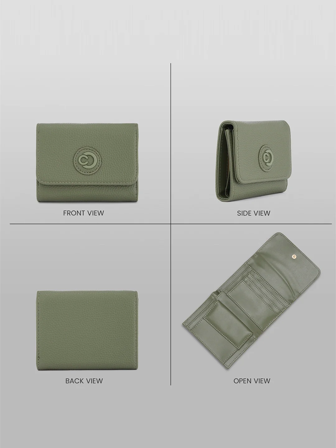Caprese Suite Medium Olive Wallet - Image 9