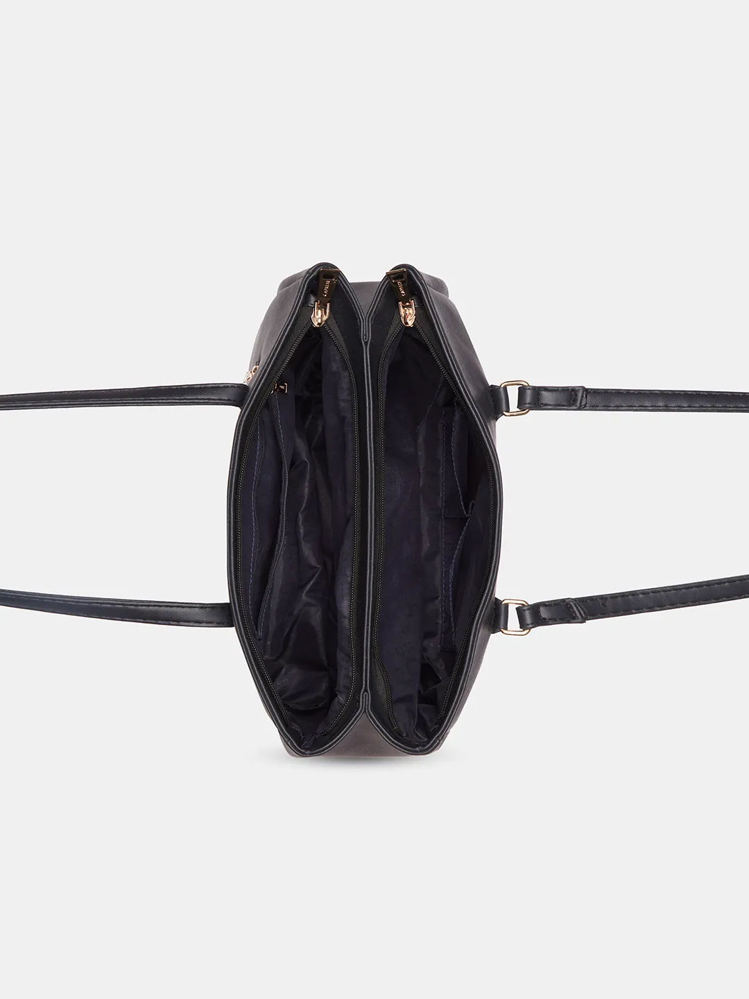 Caprese Sunny Medium Black Tote Bag - Image 6