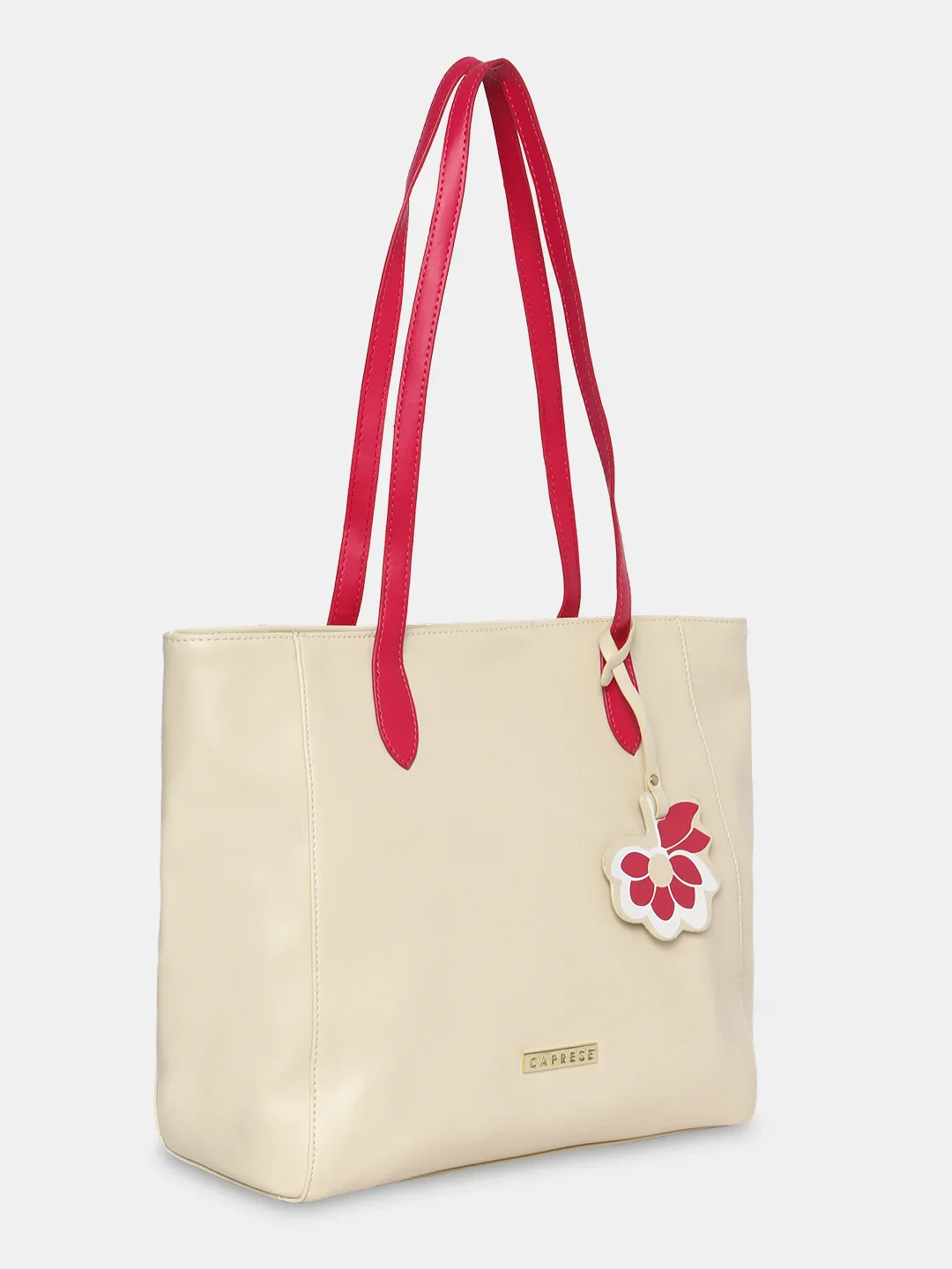 Caprese Sunshine Medium Beige Tote Bag - Image 3