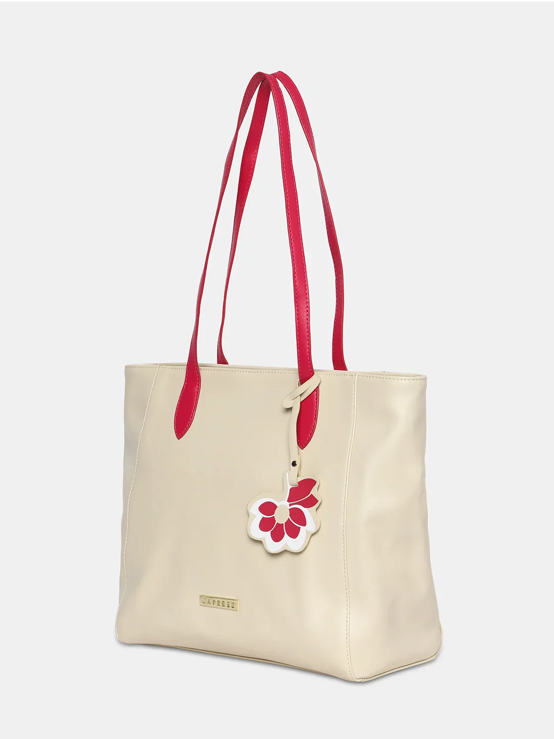 Caprese Sunshine Medium Beige Tote Bag - Image 4