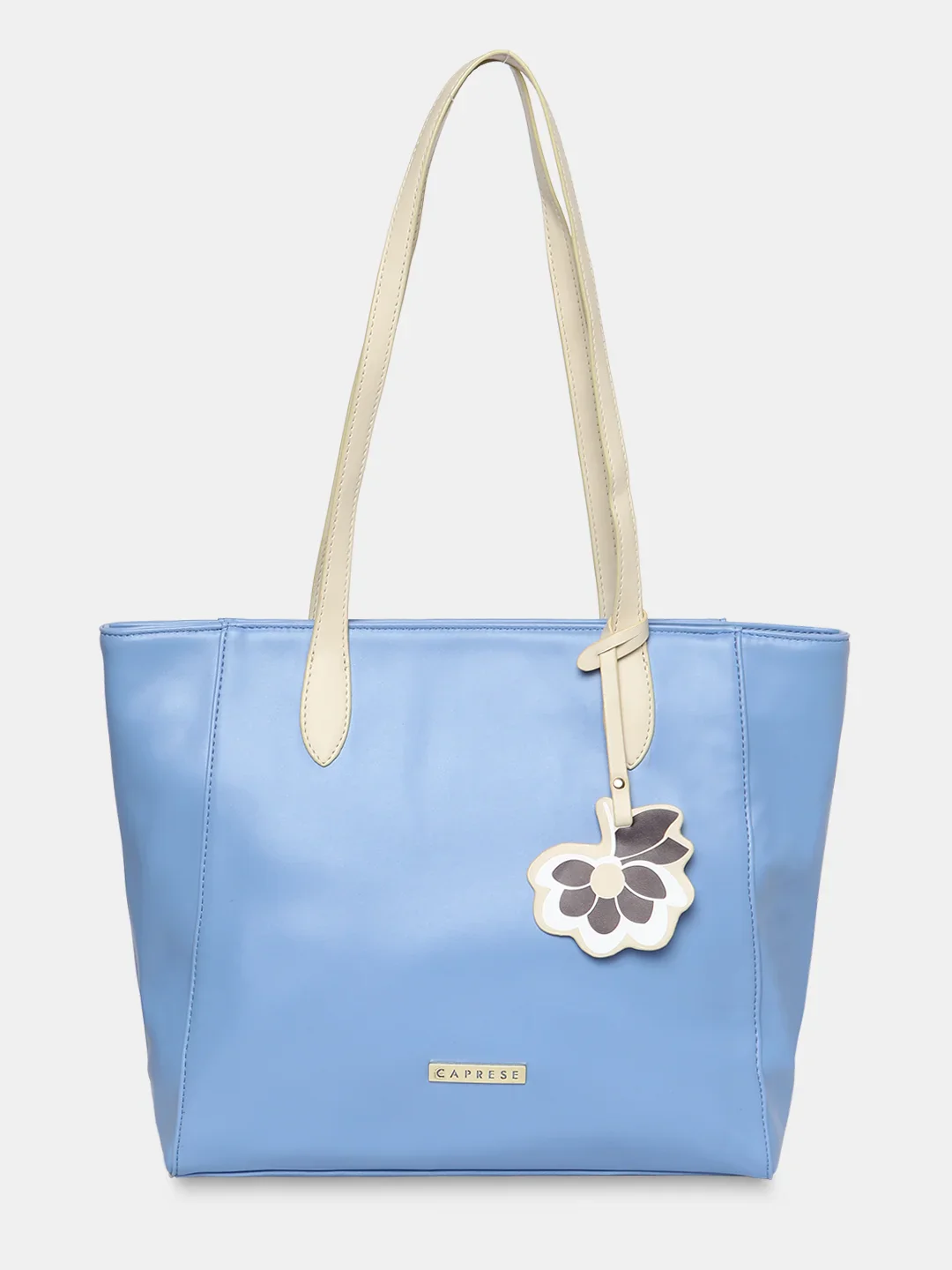 Caprese Sunshine Medium Powder Blue Tote Bag