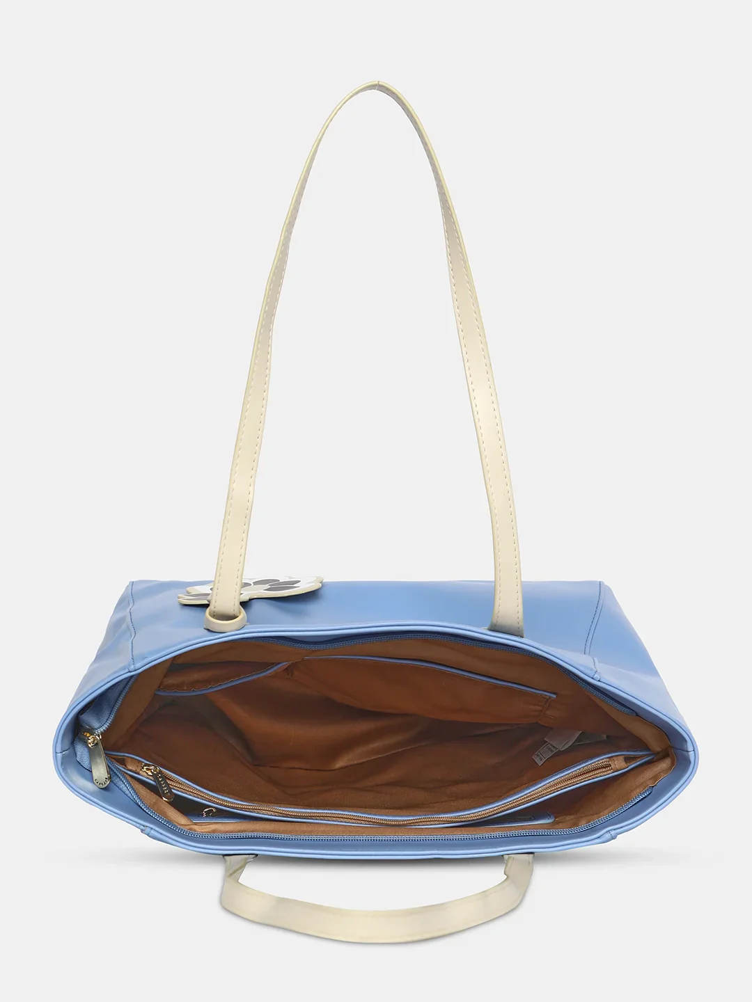 Caprese Sunshine Medium Powder Blue Tote Bag - Image 8